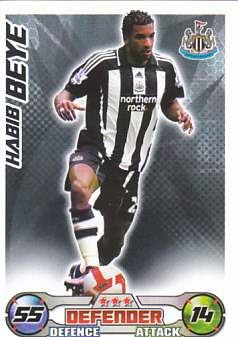 Habib Beye Newcastle United 2008/09 Topps Match Attax #220